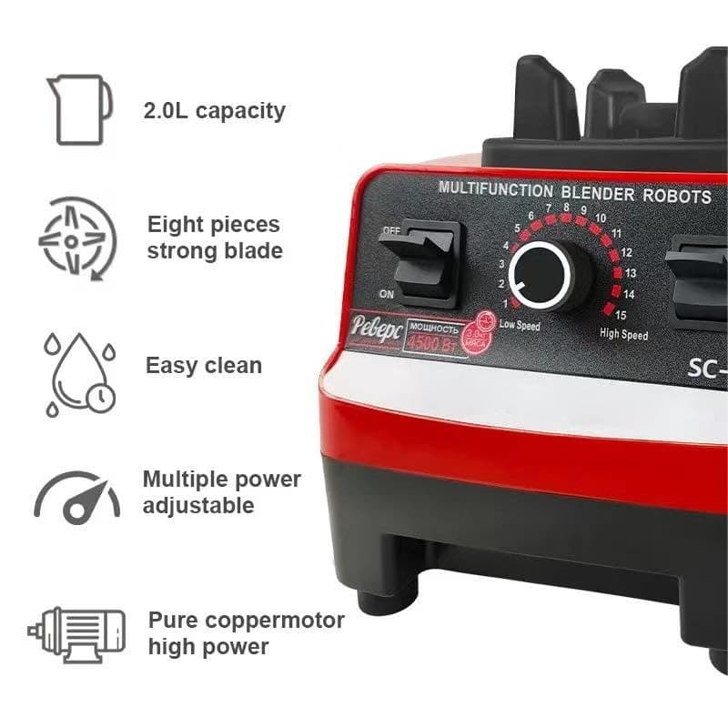 Professional 4500W High-Speed Blender for Perfect Smoothies - image 11