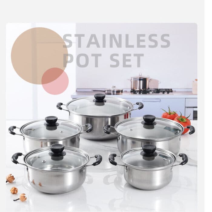 Transform Your Kitchen with this 5-Piece Stainless Steel Set - image 5