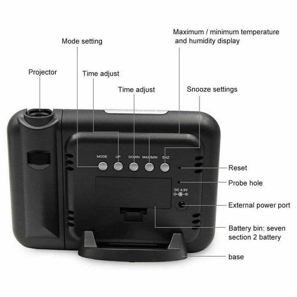 Transform Your Mornings with this Smart Projection Clock - image 3