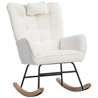 Discover Effortless Comfort in the Villalta Home White Rocking Chair - image 23