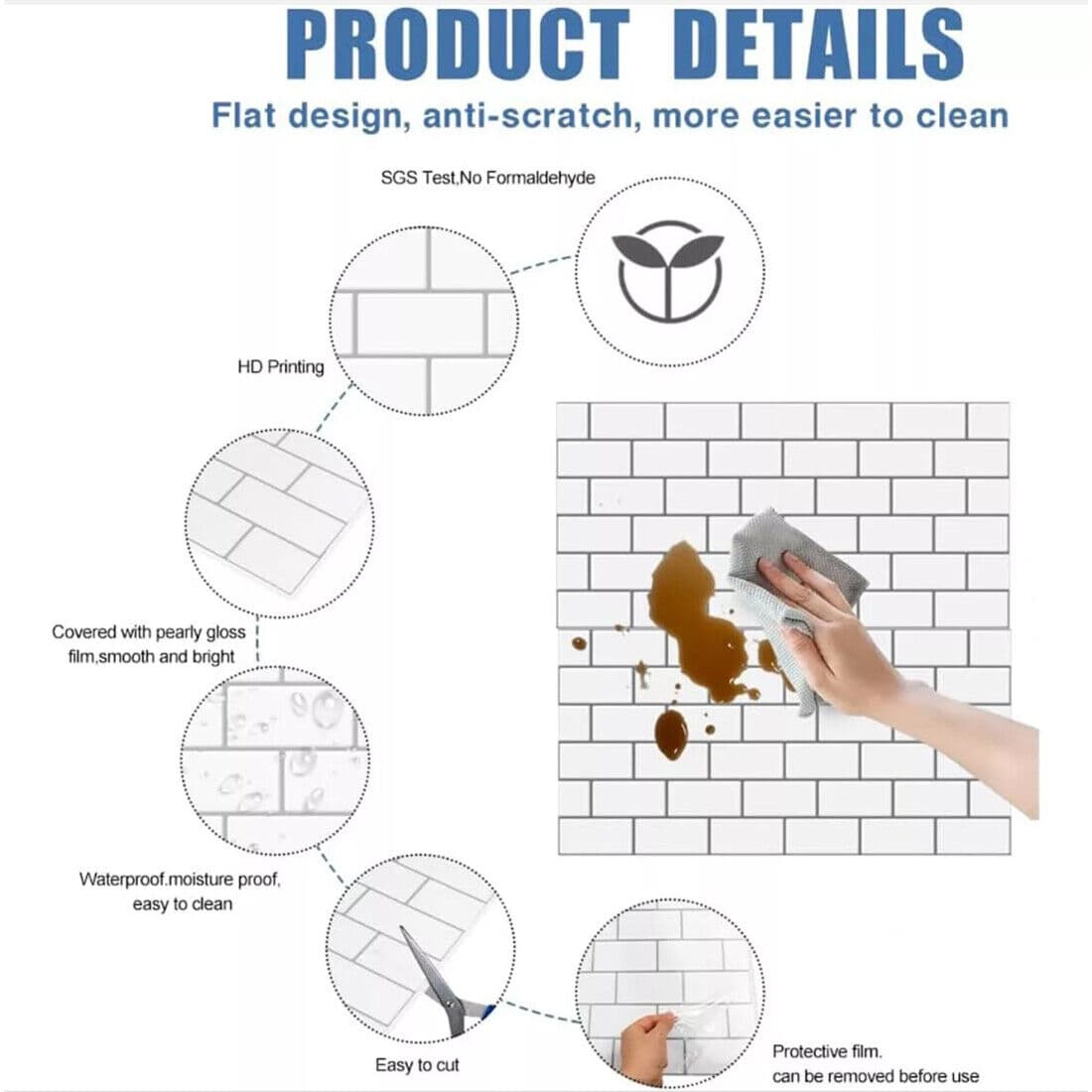 Transform Your Home with Marble Effect Tile Stickers - image 7