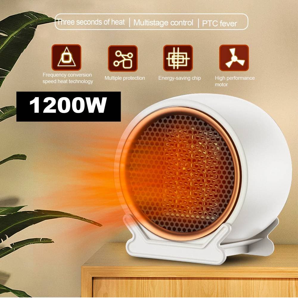 Transform Your Space with Fast 1200W Ceramic Heating - image 4