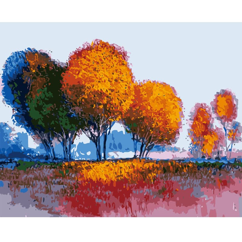 Paint Your Own Four Seasons Tree on Canvas - image 12