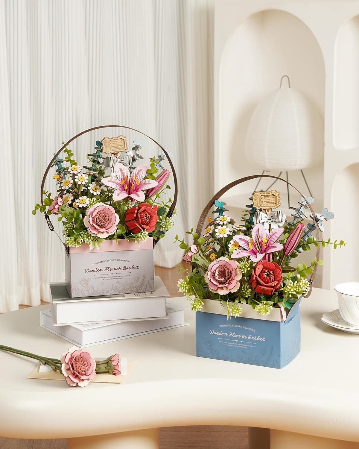 Transform Your Space with this 3D Wooden Flower Basket - image 7