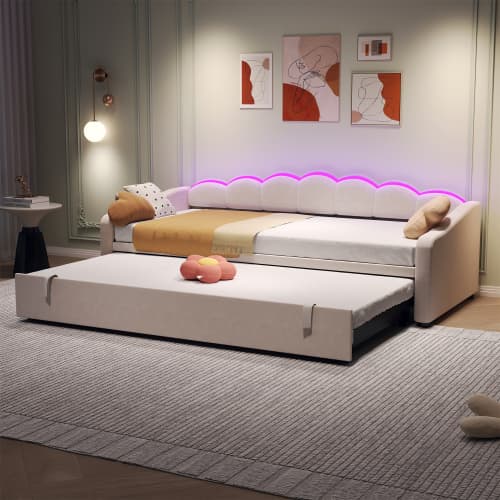 Transform Your Space with a Petal-Shaped LED Daybed - image 5