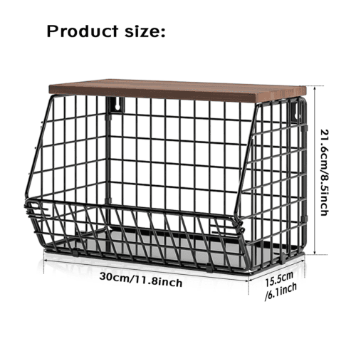 Space-Saving 2-Pack Metal Fruit Baskets for Effortless Storage - image 2