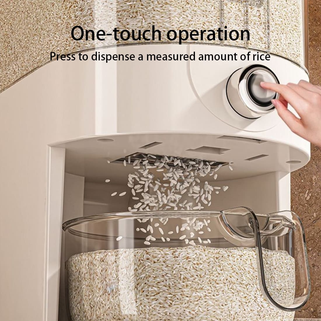Effortless Portion Control with Our 10kg Rice Dispenser - image 2