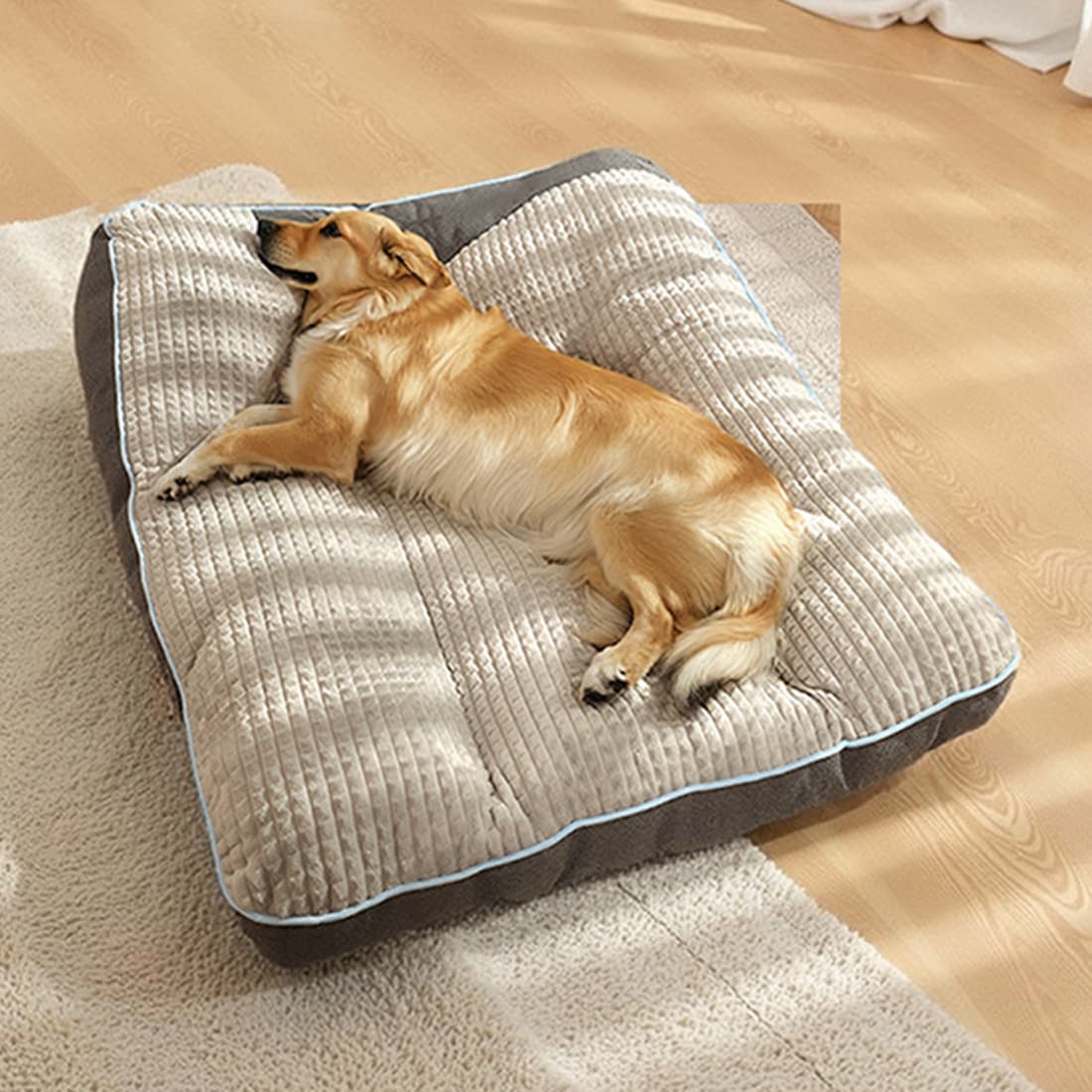 Premium Light Brown Dog Sofa Bed for Ultimate Comfort - image 2