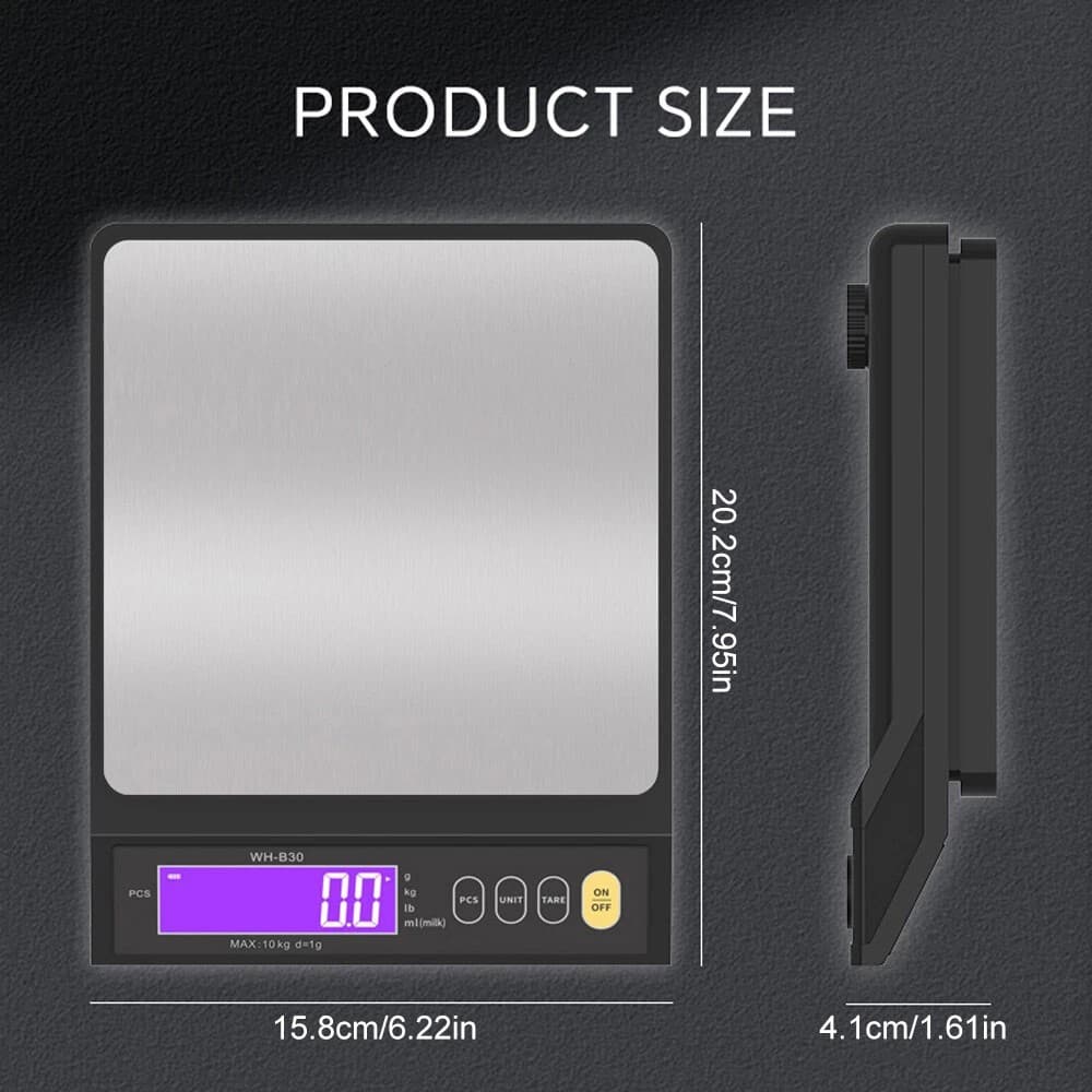 Effortless Baking with Waterproof 10kg Digital Kitchen Scales - image 7