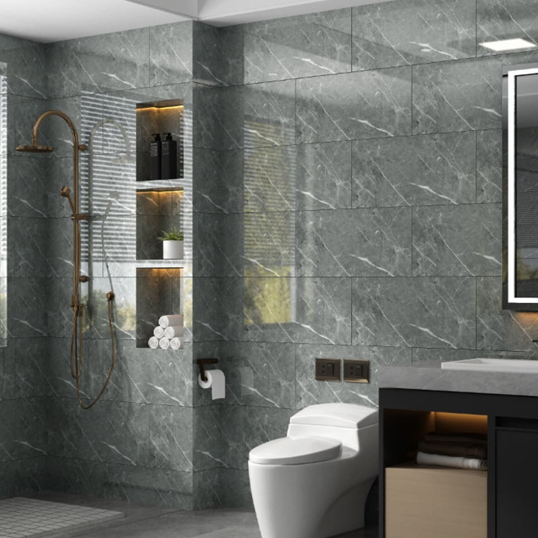 Upholstered King Size Bed in Beige Linen with 4 Drawers & USB Ports - image 4