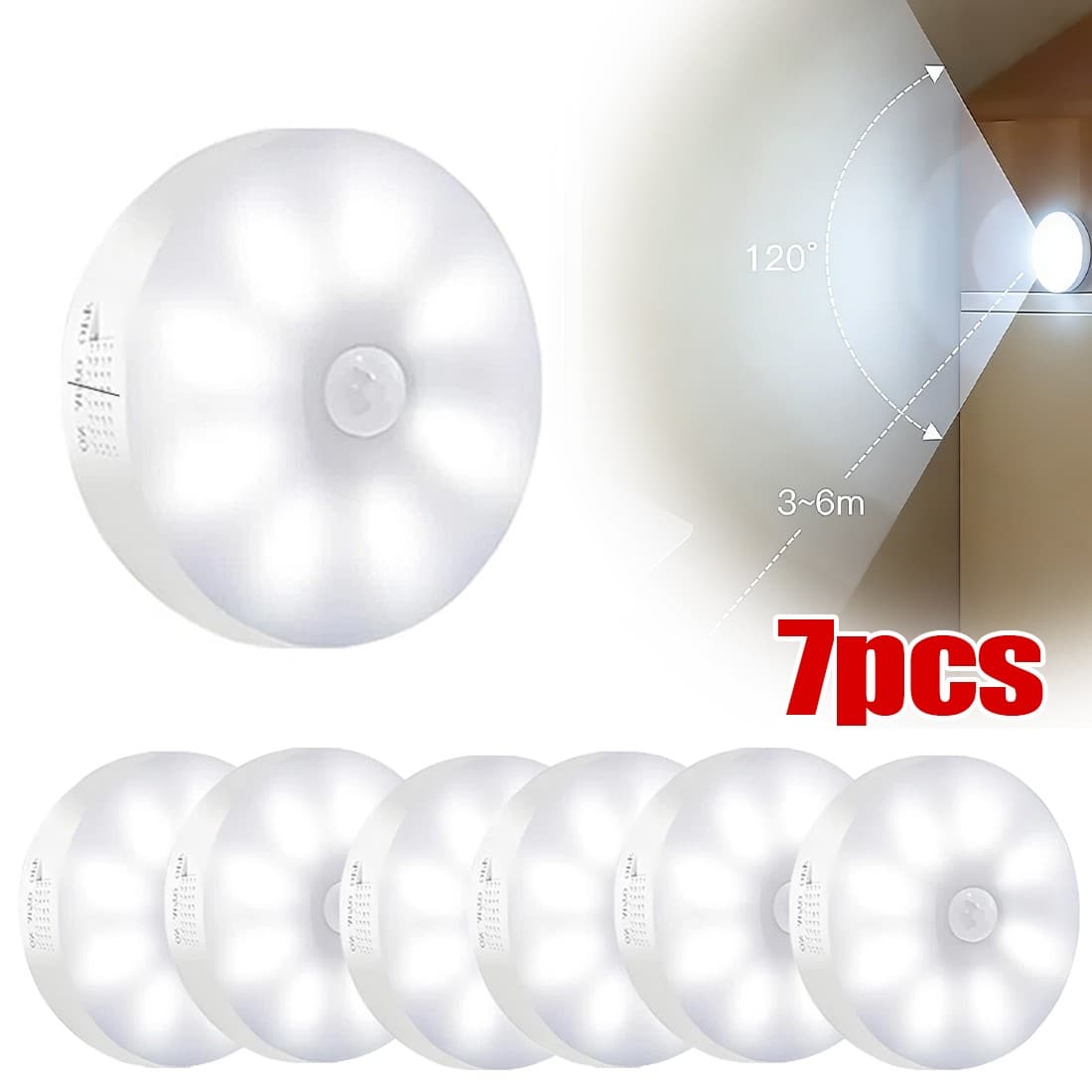 Effortless Illumination: Rechargeable LED Motion Sensor Lights - image 1