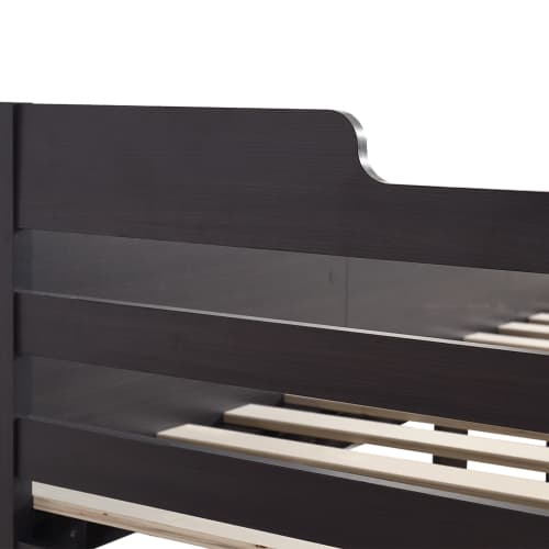 Children's White Mid Sleeper Bed with Drawers & Shelves - image 6