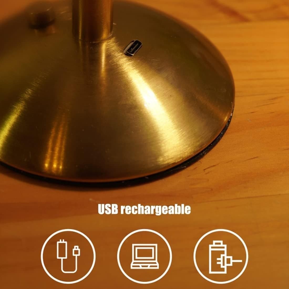 Transform Your Space with this Cordless Vintage LED Lamp - image 7