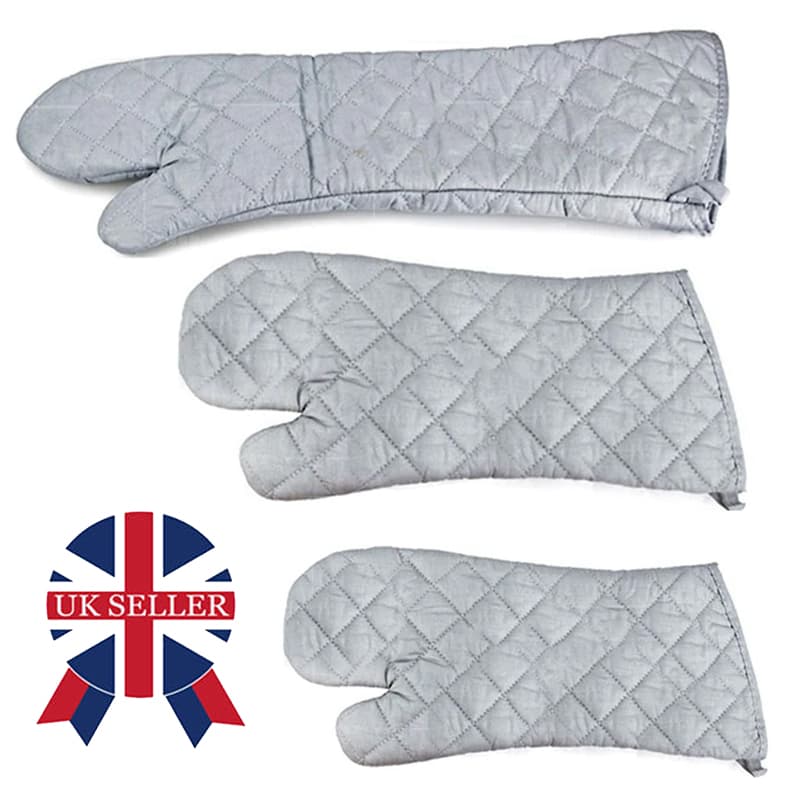Extra Long Thickened Cotton Oven Glove for Ultimate Protection - image 4