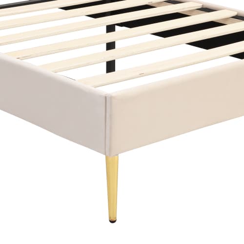 Transform Your Bedroom with this Velvet Shell Single Bed - image 9