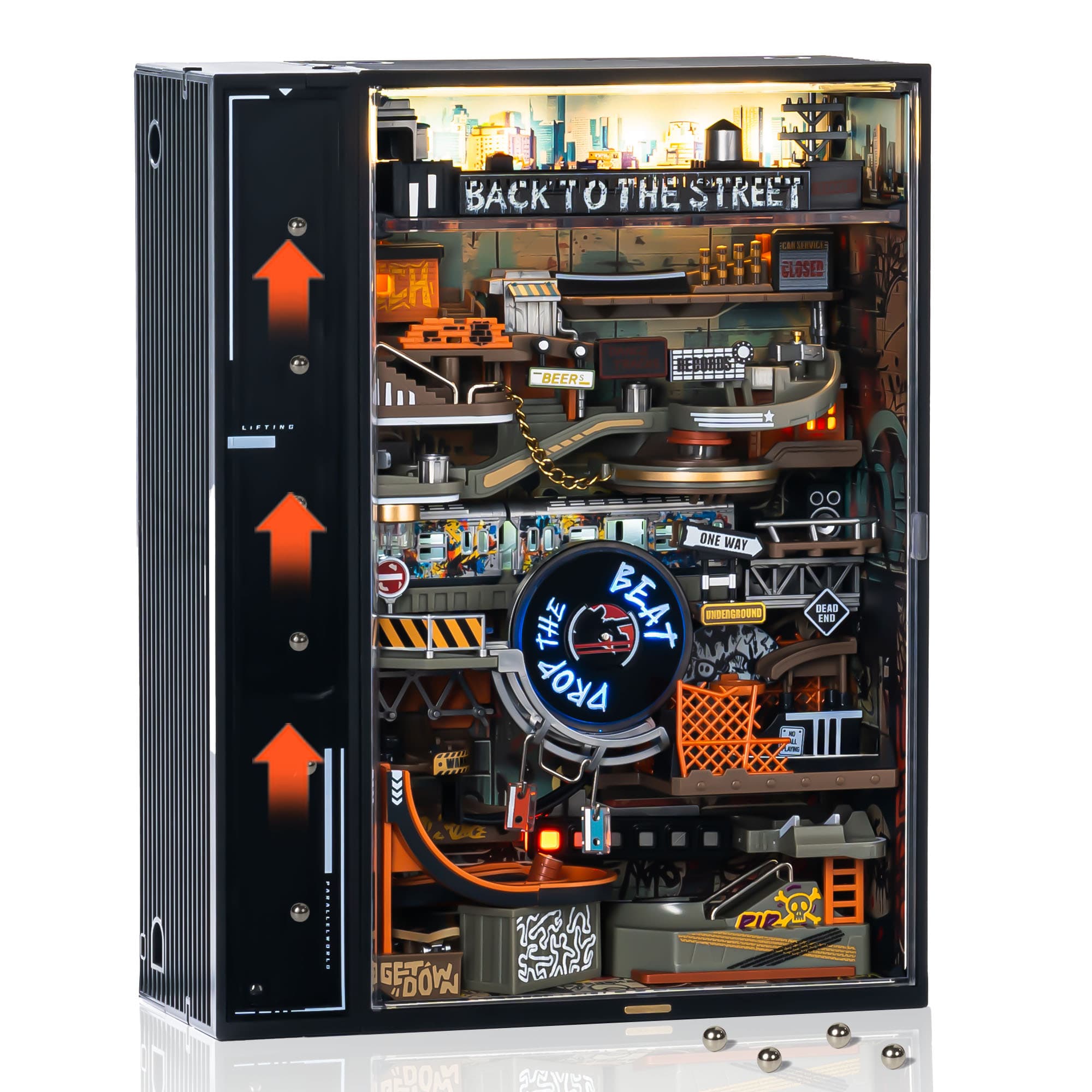 Build a Dazzling Cyberpunk Pinball Marble Run - image 8