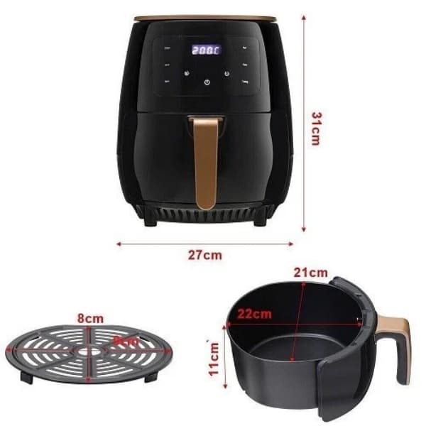 6-Litre Digital Air Fryer with Preset Cooking Modes - image 1