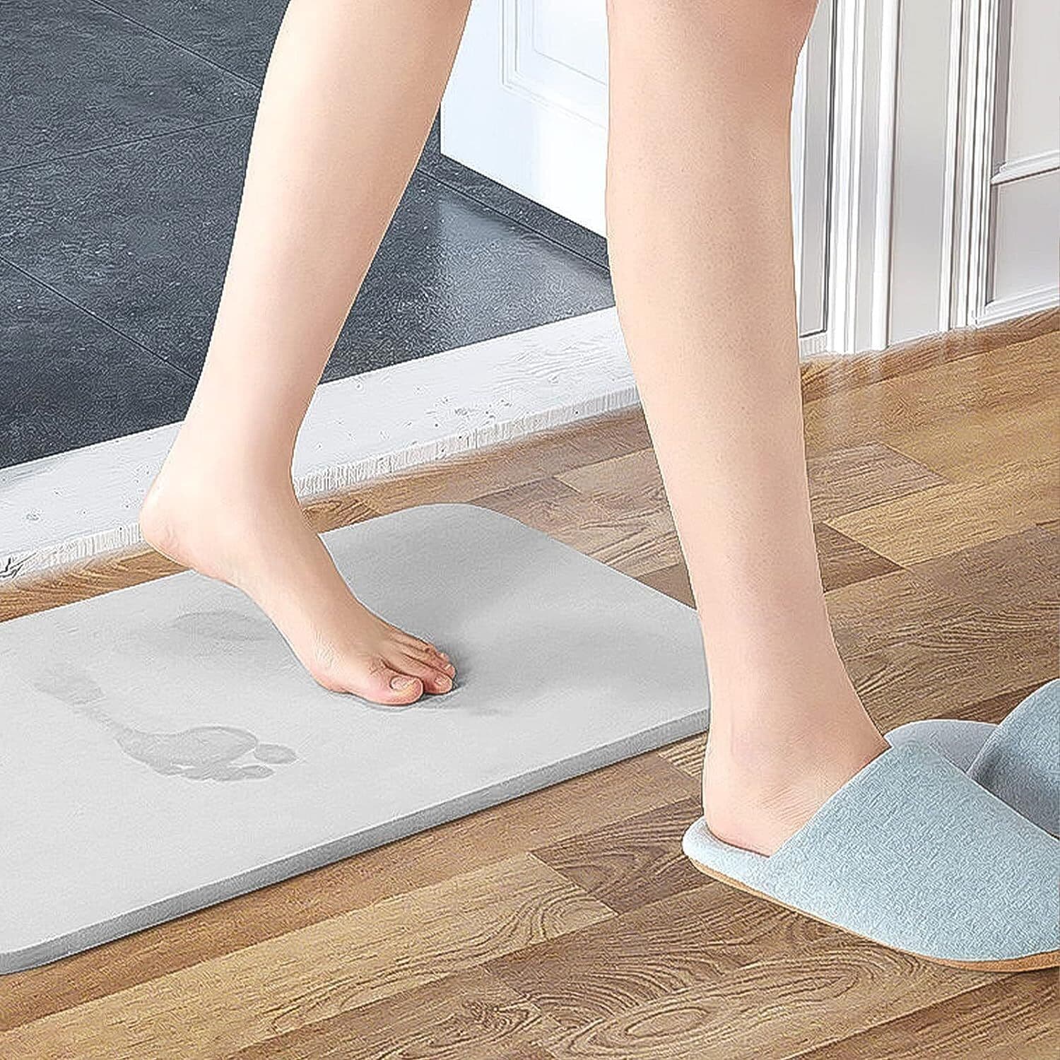 Absorbent Diatomite Bath Mat for Safer Bathroom Steps - image 15