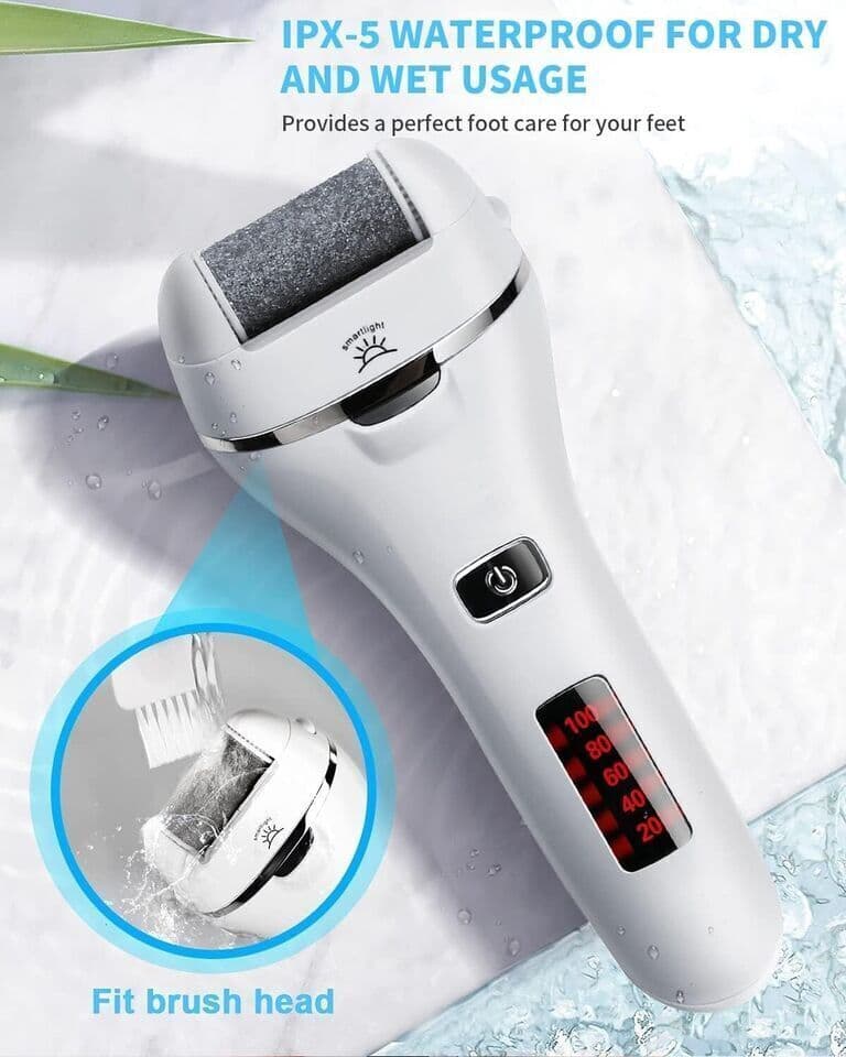 Waterproof Electric Callus Remover with Three Roller Attachments - image 15