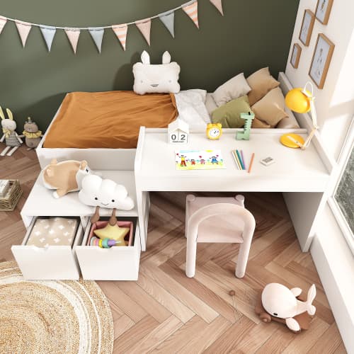 The Smart All-in-One Bed, Desk, and Storage for Kids' Rooms - image 21