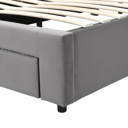 Effortless Storage Meets Elegant Design in a Velvet Double Bed - image 14