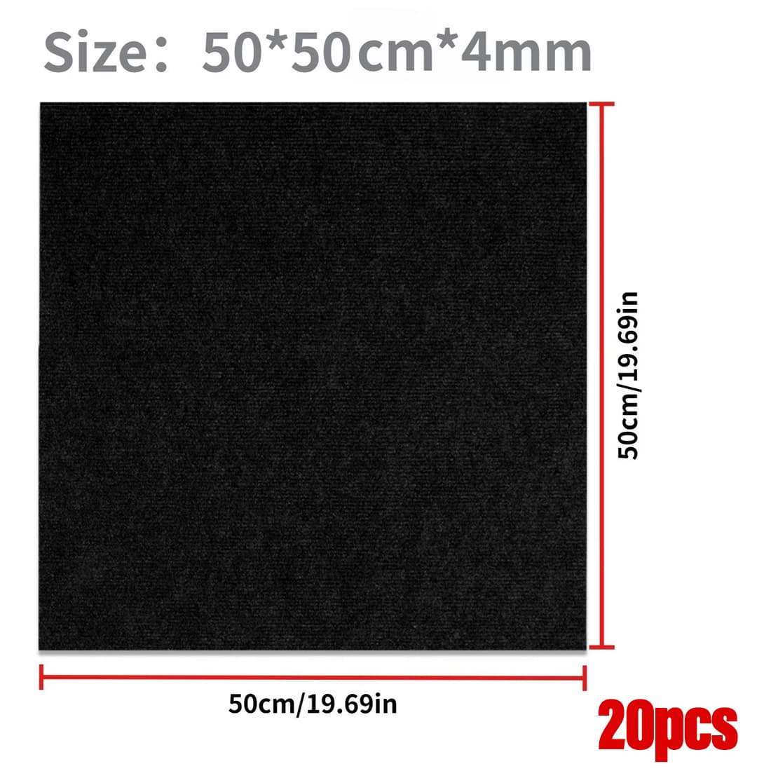 Transform Your Space with Premium 50x50cm Carpet Tiles