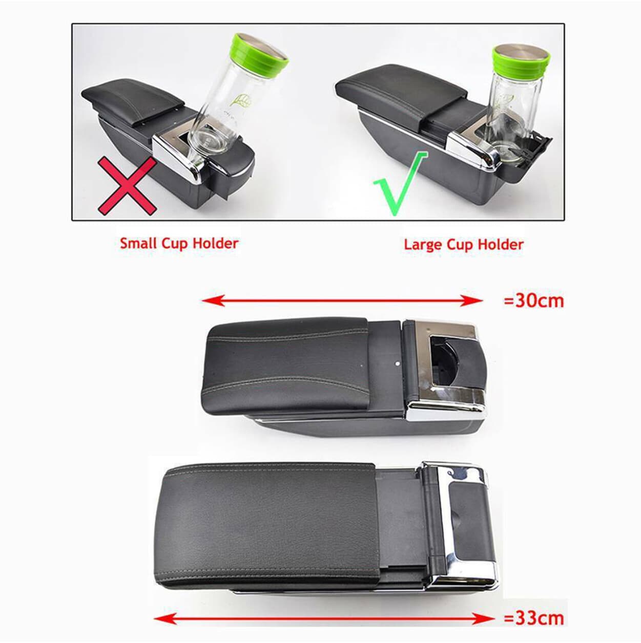 Upgrade Your Ford Fiesta with Dual-Layer Armrest Comfort - image 2