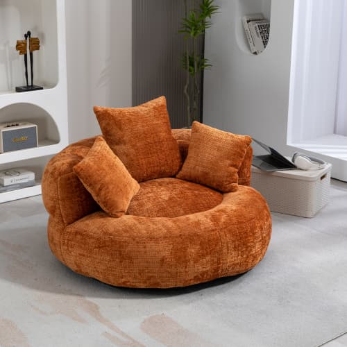 Unwind in Ultimate Comfort with Our High-Back Chenille Bean Bag - image 11