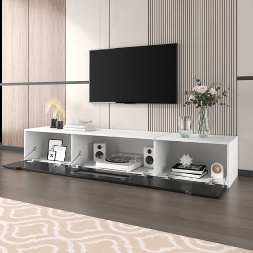 High Gloss TV Unit with Colour-Changing LED Lighting - image 8