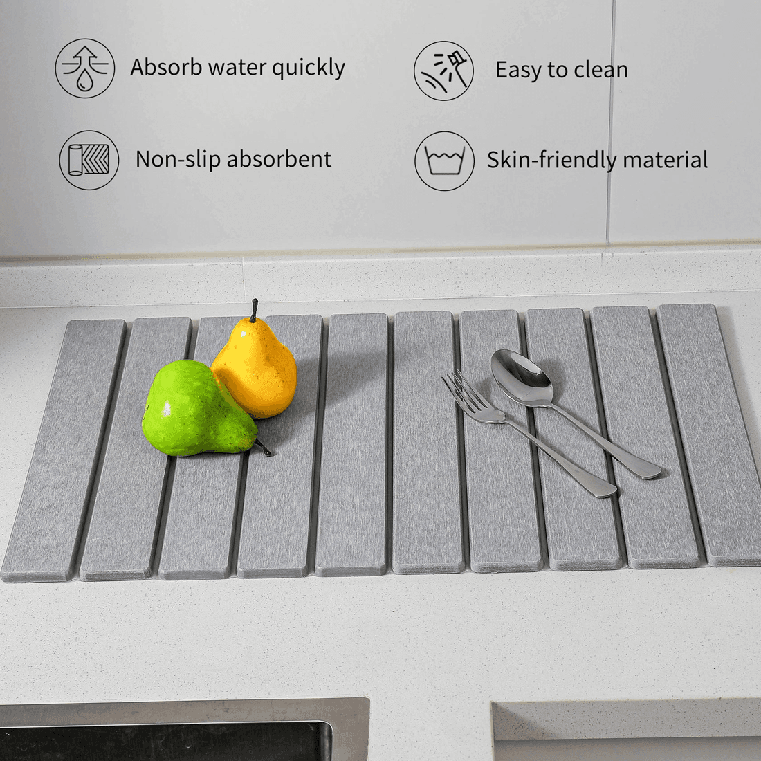 Transform Your Kitchen Worktop with this Quick-Dry Diatomite Mat - image 8