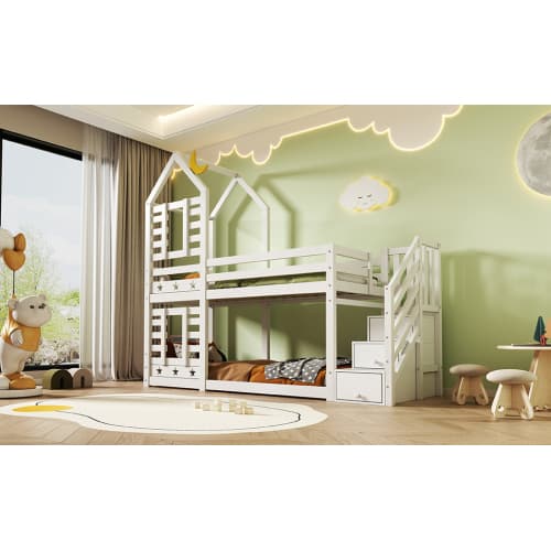 A Magical Cabin Bunk Bed with Clever Staircase Storage - image 5