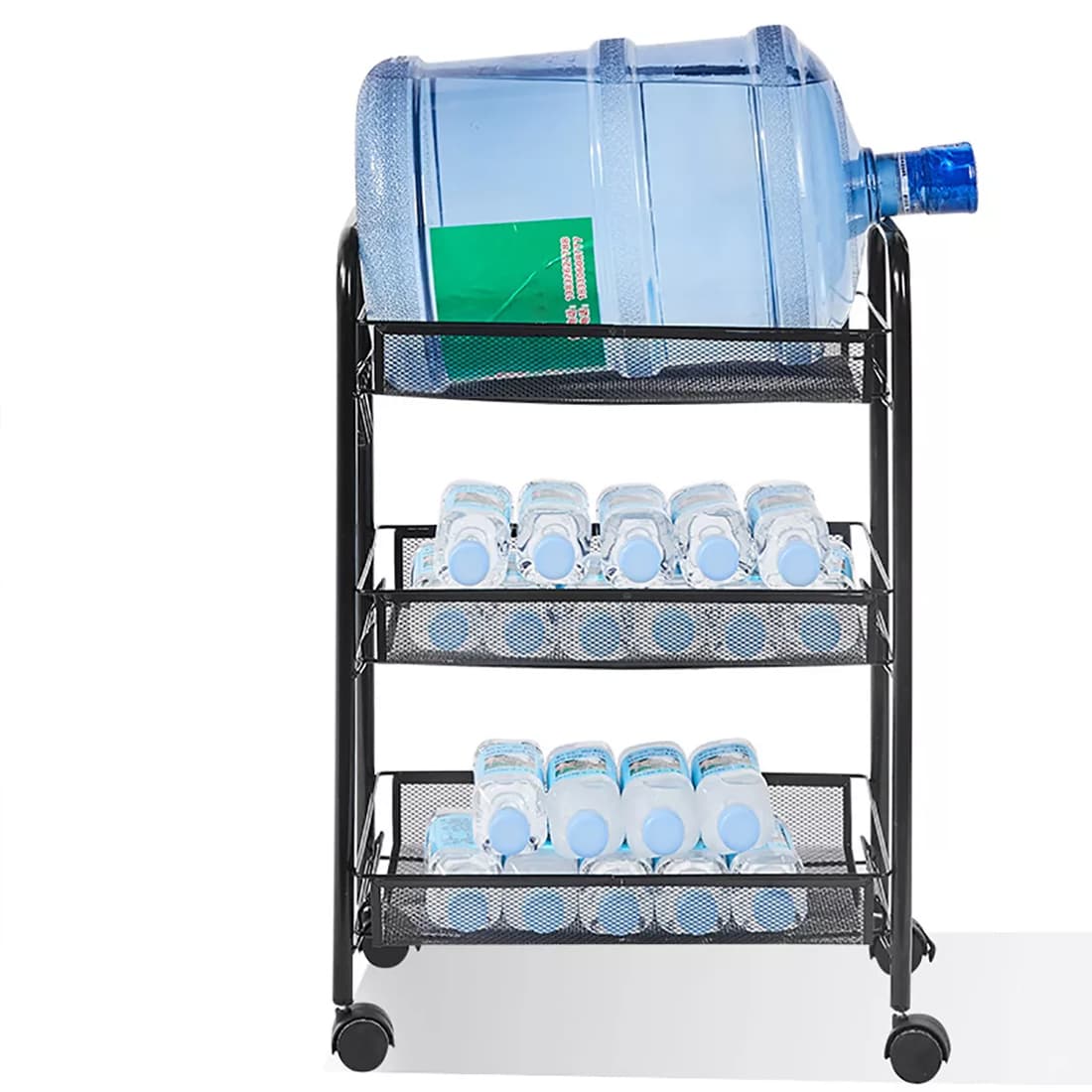 Multi-Purpose 3-Tier Rolling Utility Cart - image 2
