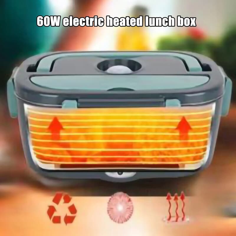 Effortless 60W Heated Lunch Box for Hot Meals Anywhere - image 1