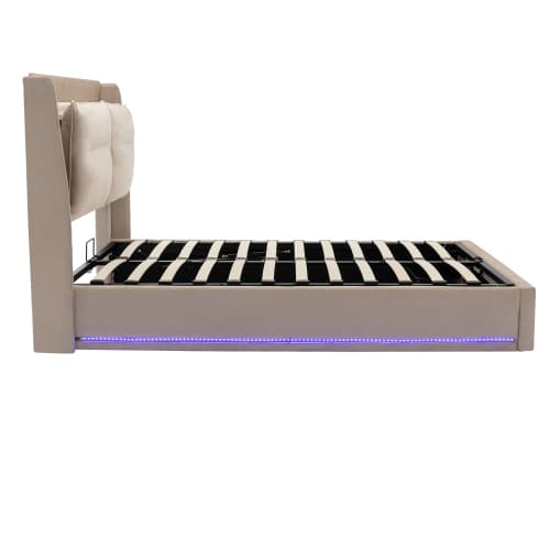 Transform Your Bedroom with this Premium Velvet Storage Bed - image 11