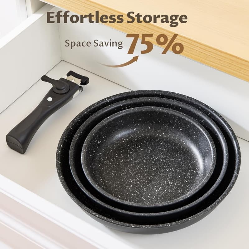 Transform Your Kitchen with the Fadware Detachable Handle Pan Set - image 2