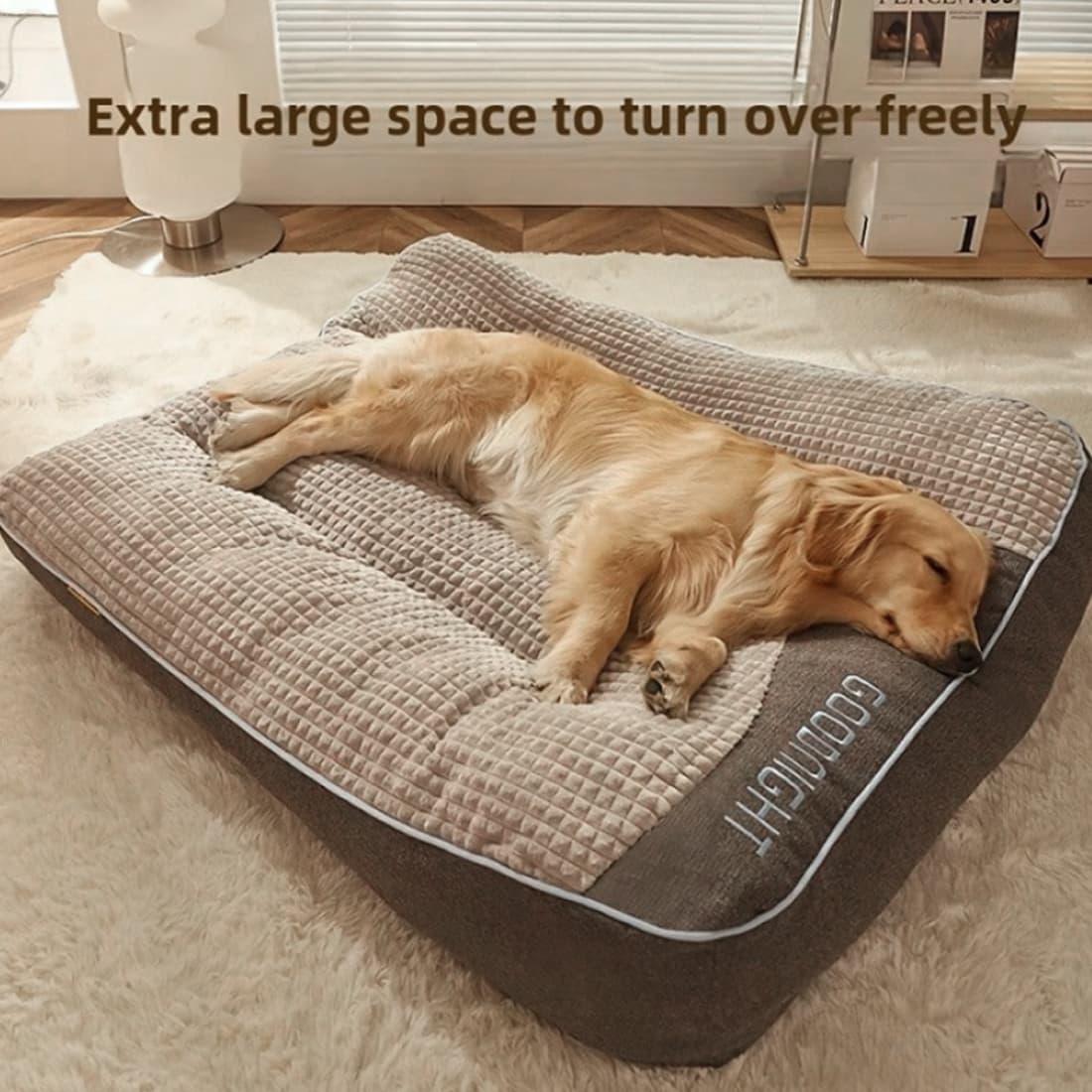 Premium Light Brown Dog Sofa Bed for Ultimate Comfort - image 7