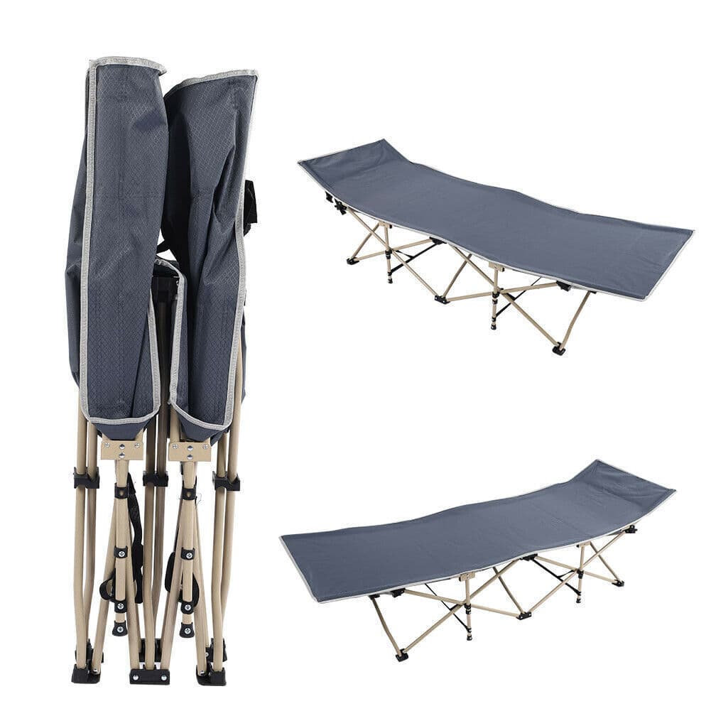 Premium Heavy Duty Single Folding Bed with Comfort Mat - image 3
