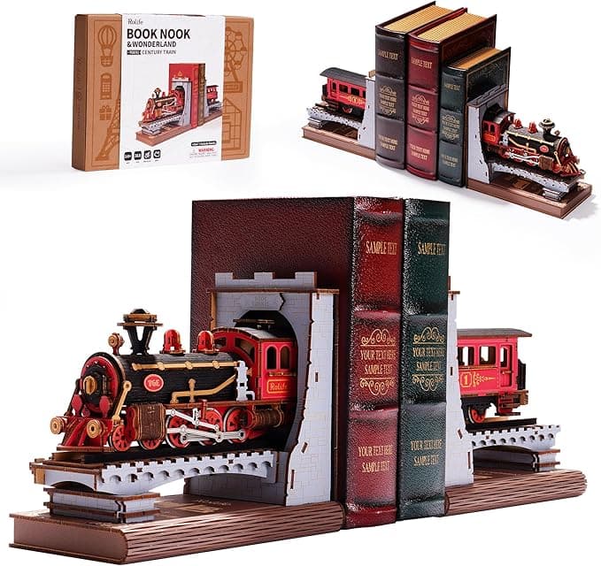 DIY Steam Train Book Nook Model Kit - image 10