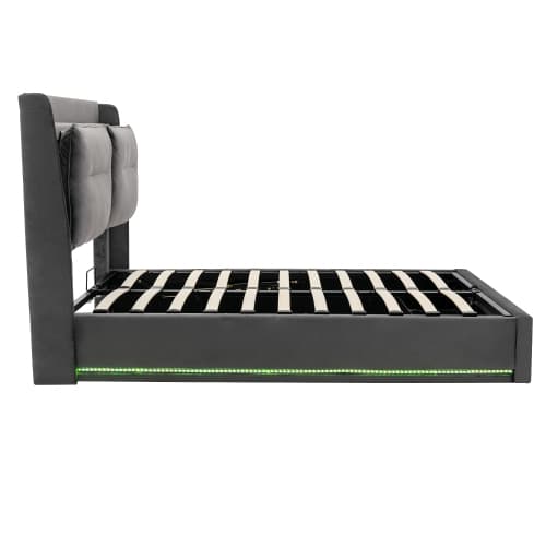 Transform Your Bedroom with this Premium Velvet Storage Bed - image 3