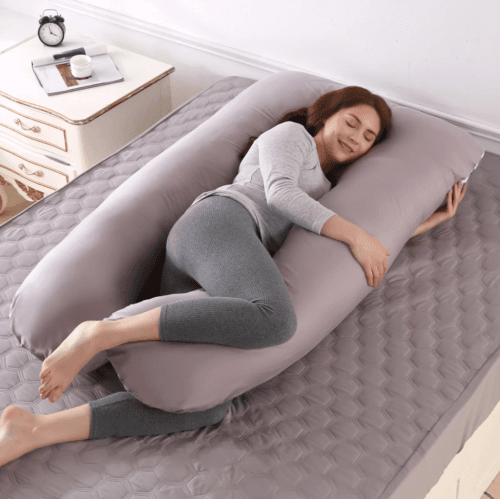 U-Shaped Maternity & Nursing Pillow for a Restful Night's Sleep - image 5