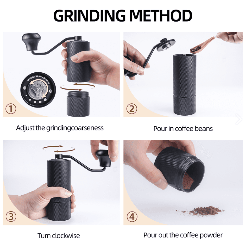 Conical Burr Hand Grinder with 24 Grind Settings - image 2