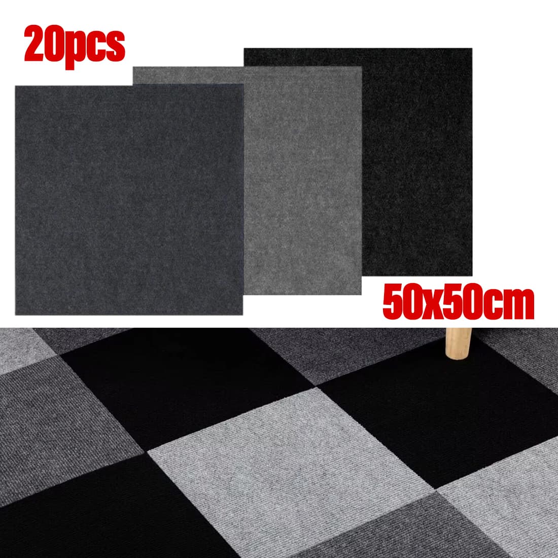 Transform Your Space with Premium 50x50cm Carpet Tiles - image 15