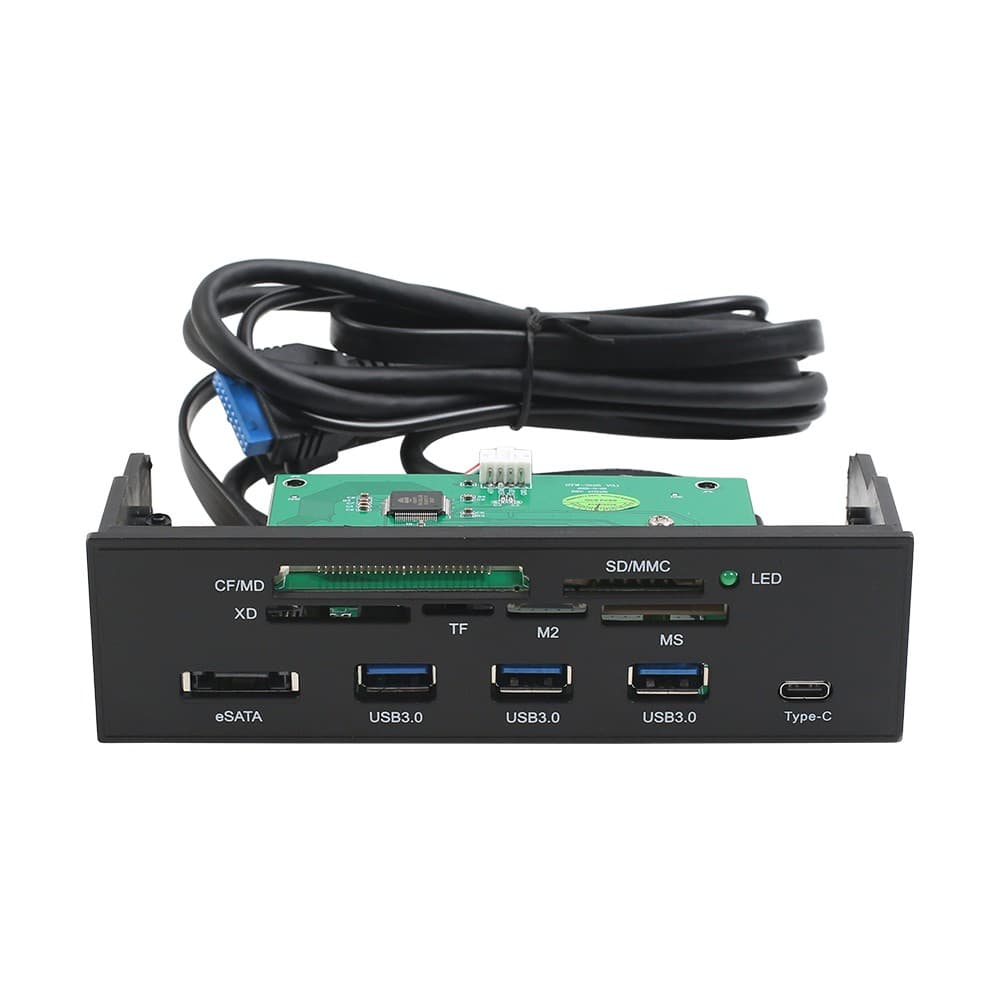 Internal Multi-Card Reader Front Panel with USB 3.0 and eSATA - image 12