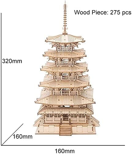 Mechanical Tower Woodcraft Construction Kit - image 5