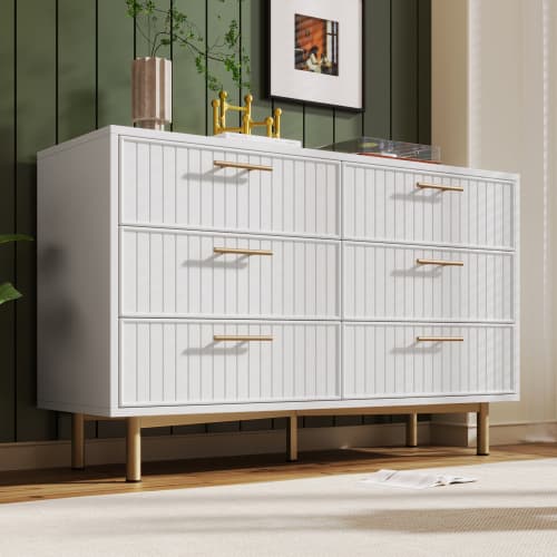 Discover Effortless Style with a Ribbed 6-Drawer Sideboard - image 19