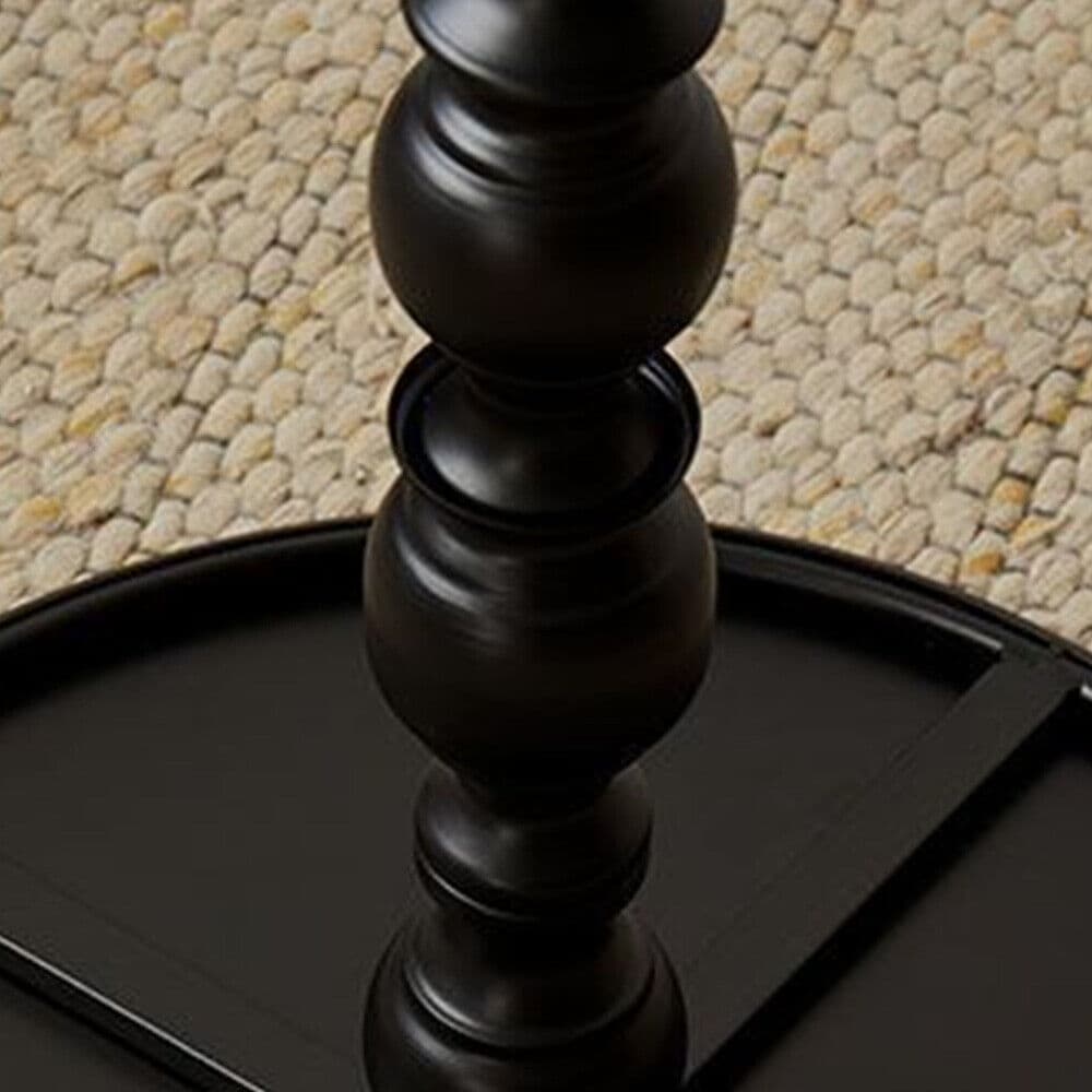 Effortless Style: Vintage Matte Metal Round Side Table - image 4