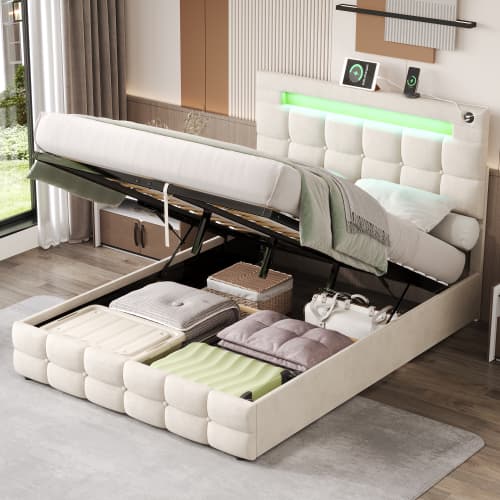 Transform Your Bedroom with Smart Storage & Ambient Lighting - image 48