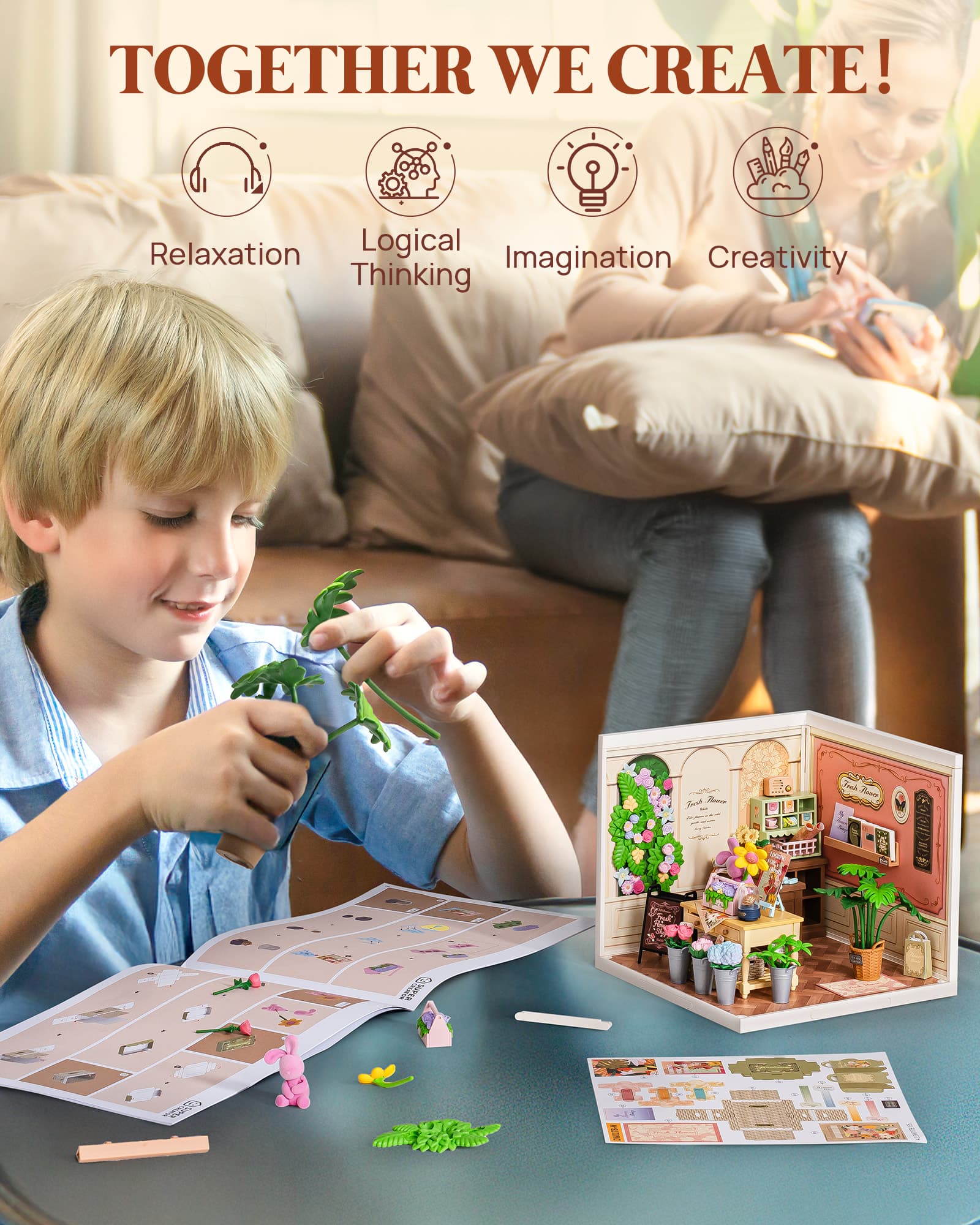 Build Your Own Radiant Fresh Flower Shop Miniature - image 9