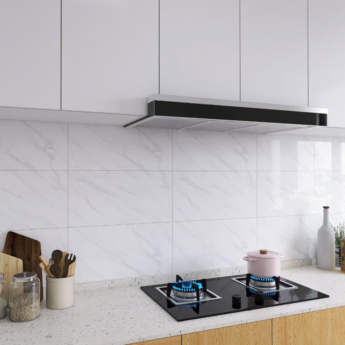 Effortlessly Transform Your Space with Marble Effect Wall Tiles - image 2