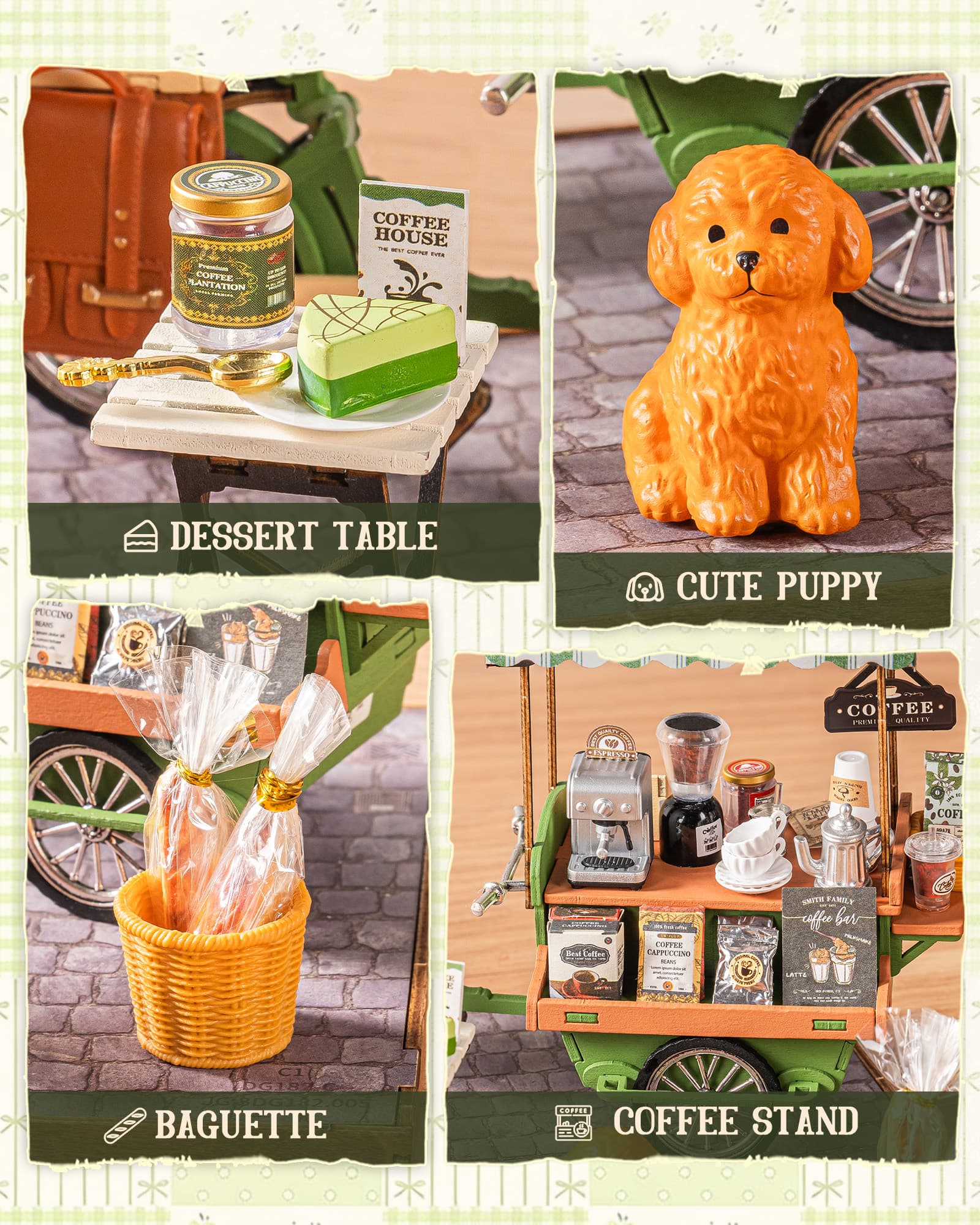 Build Your Own Vintage European Wooden Coffee Cart - image 5
